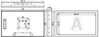 IP65 17,3 inch Industrial Touch Screen Monitor / Industrial Touch Screen Display