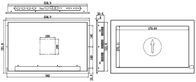 21.5 inch Industrial Touch Panel PC IP65 Waterdicht Embedded PC Touch Screen