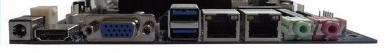 DDR3-geheugen Micro Itx Board Intel J1900 Ondersteunend tot 8 GB SDRAM 2 Gigabit LAN