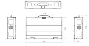 Aluminium legering Industriële robuuste laptop 15,6 inch Draagbare robuuste computer