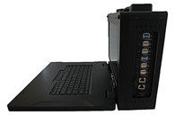 Dual-moederbord Industriële robuuste notebook draagbare computer 15,6 inch