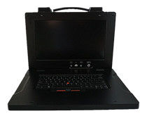 Dual-moederbord Industriële robuuste notebook draagbare computer 15,6 inch