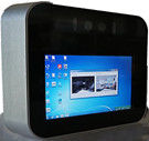 Gezichtsherkenning 5 inch touchscreen monitor IP65 bescherming DC 12V stroomtoevoer