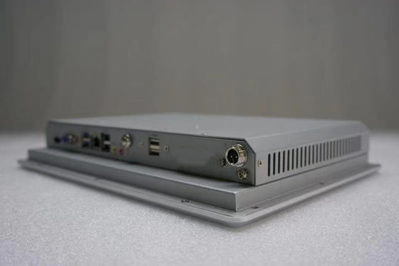 12V gelijkstroomtoevoer Industrial Touch Panel PC 400cd/m2 Intel Atom N270 Processor