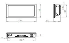 10.1&quot; Capacity Touch Industrial Panel PC Scalable Wi-Fi/Bluetooth, 3G/4G communicatiemodule