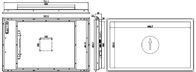 IPS industriële touchscreen-monitors tonen hoge definitie 1000:1 contrastverhouding