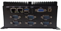 Geen ventilator Industriële ingebedde computerbox PC 4G DDR4 geheugen 3855U / J1900 CPU