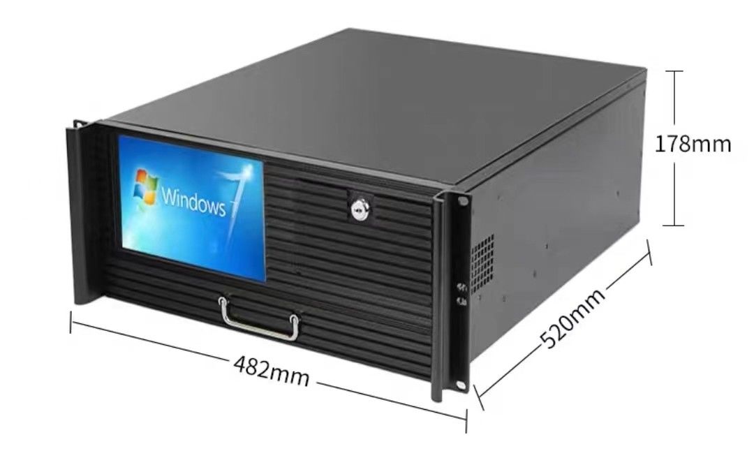 Persoonlijke industriële rackmount pc Intel Core I7 / i5 / i3 20 kg Gewicht MSATA opslag